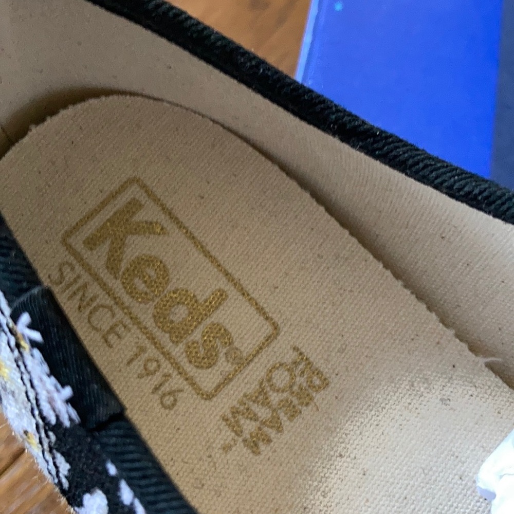 Keds Triple Kick Daisy black shoes size 8 - Picture 8 of 8